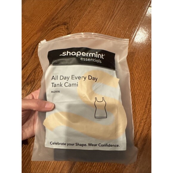 Shapermint Womens All Day Every Day Tank Cami XL Black Compression Shapewear NEW - Picture 5 of 6